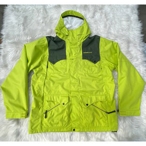 OAKLEY Sort Lite Ski Jacket Enamel Mint Forest Green Snow Skirt Snowboard Sz XL